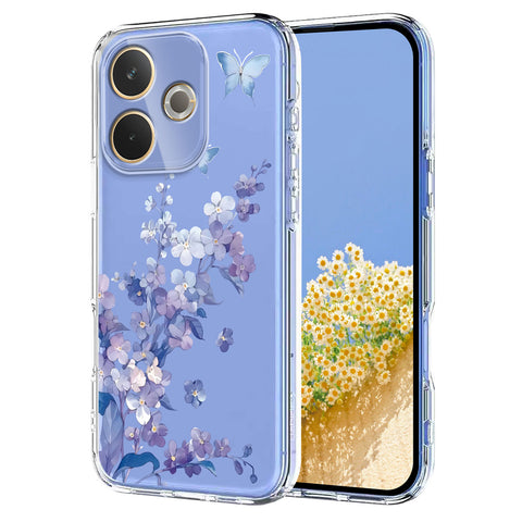 For Oppo A5 Pro 4G (Global) / Oppo A5 Pro 5G (Global) Case Butterfly Floral Pattern Printing TPU Phone Back Cover