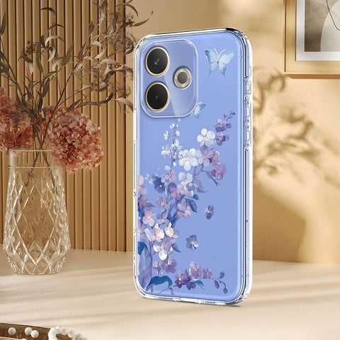 For Oppo A5 Pro 4G (Global) / Oppo A5 Pro 5G (Global) Case Butterfly Floral Pattern Printing TPU Phone Back Cover