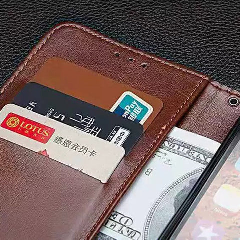 IDEWEI For OnePlus 10T 5G / Ace Pro 5G Crazy Horse Texture PU Leather + TPU Full Protection Phone Case Stand Wallet Cover