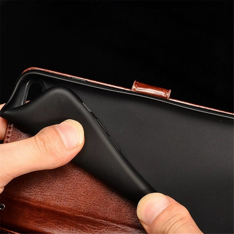 IDEWEI For OnePlus 10T 5G / Ace Pro 5G Crazy Horse Texture PU Leather + TPU Full Protection Phone Case Stand Wallet Cover