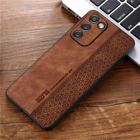 AZNS For Samsung Galaxy S20 FE 5G / S20 FE / S20 FE 2022 / S20 Lite Imprinted Pattern PU Leather Coated TPU Cover Anti-scratch Phone Case
