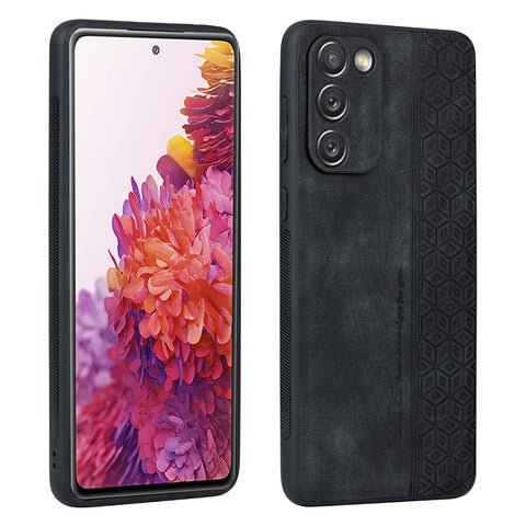 AZNS For Samsung Galaxy S20 FE 5G / S20 FE / S20 FE 2022 / S20 Lite Imprinted Pattern PU Leather Coated TPU Cover Anti-scratch Phone Case