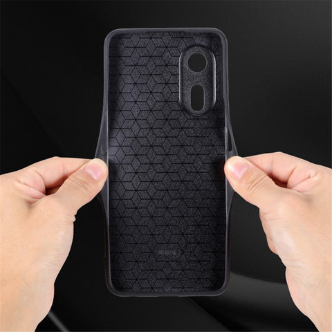 AZNS Anti-scratch Cell Phone Case for Oppo A97 5G, Imprinted Pattern PU Leather Coated TPU Protective Cover
