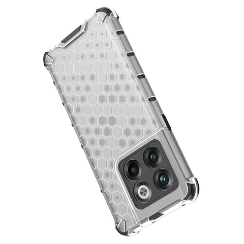 For OnePlus 10T 5G / Ace Pro 5G Phone Case Honeycomb Textured Shockproof Case TPU + PC Phone Cover