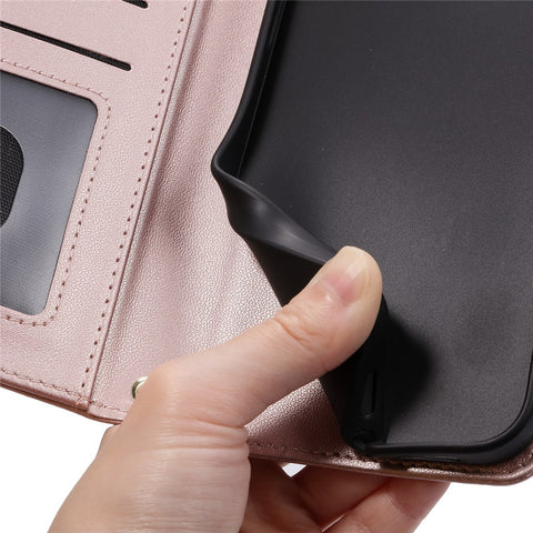 PU Leather Case for Oppo A5 Pro 5G (Global) / A5 Pro 4G (Global) / A5 Energy 5G (China) Wallet Rhombus Grid Phone Cover with Shoulder Strap / Wrist Strap