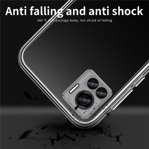 MOFI For Motorola Moto X30 Pro 5G / Edge 30 Ultra 5G Protective Phone Case Transparent Anti-fall TPU Mobile Phone Back Cover