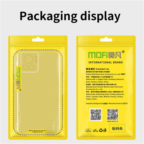 MOFI For Motorola Moto X30 Pro 5G / Edge 30 Ultra 5G Protective Phone Case Transparent Anti-fall TPU Mobile Phone Back Cover