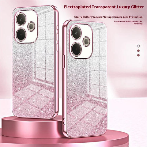 Phone Case For Oppo A5 Pro 4G (Global) / A5 Pro 5G (Global) / A5 Energy 5G (China) Electroplating Gradient Glitter TPU Cover