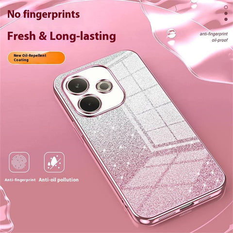 Phone Case For Oppo A5 Pro 4G (Global) / A5 Pro 5G (Global) / A5 Energy 5G (China) Electroplating Gradient Glitter TPU Cover