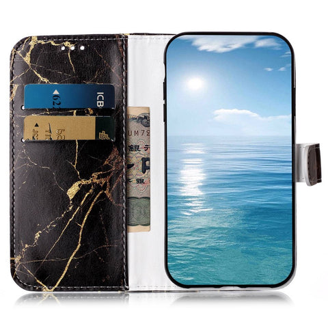 For Oppo A57 4G / A57s 4G / A57 (2022) 5G / A77 5G Pattern Printing Flip Stand Cover PU Leather Magnetic Closure Wallet Phone Case