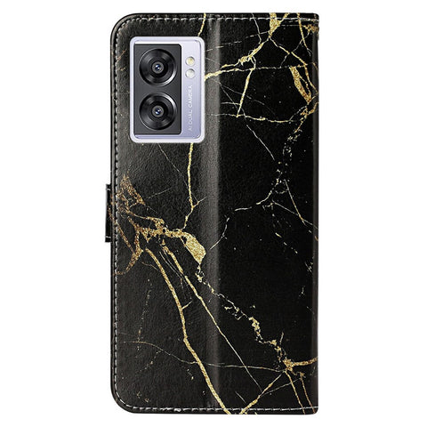 For Oppo A57 4G / A57s 4G / A57 (2022) 5G / A77 5G Pattern Printing Flip Stand Cover PU Leather Magnetic Closure Wallet Phone Case