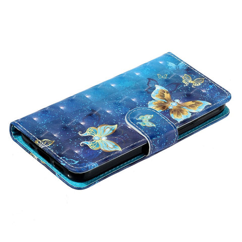 For Oppo A57 (2022) 5G / A57 4G  /  A77 5G /  A57s 4G PU Leather Wallet Phone Case 3D Pattern Printing Shockproof Case Folio Flip Cover with Stand / Strap