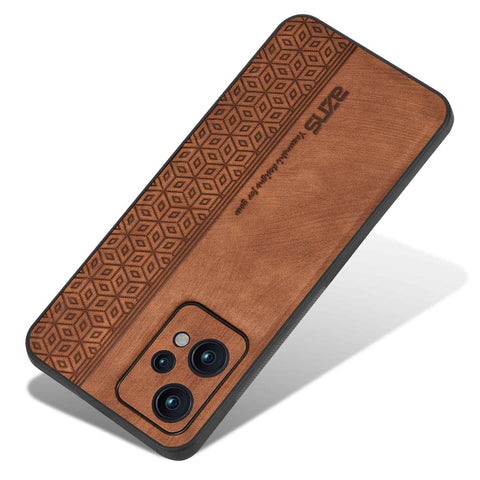 AZNS For OnePlus Nord CE 2 Lite 5G Imprinted Pattern Anti-fading PU Leather Coated TPU Cover Anti-slip Cell Phone Case
