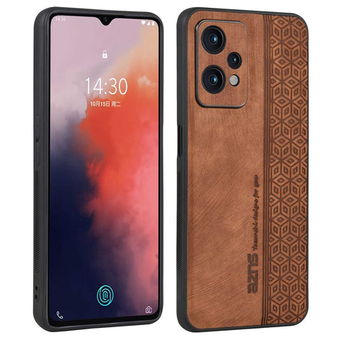AZNS For OnePlus Nord CE 2 Lite 5G Imprinted Pattern Anti-fading PU Leather Coated TPU Cover Anti-slip Cell Phone Case