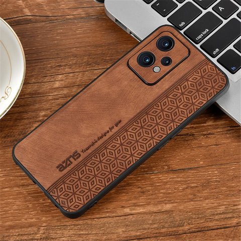 AZNS For OnePlus Nord CE 2 Lite 5G Imprinted Pattern Anti-fading PU Leather Coated TPU Cover Anti-slip Cell Phone Case