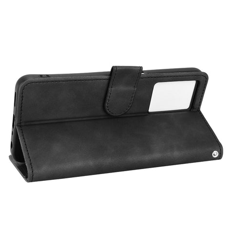For Oppo A57e 4G / A57s 4G / A57 4G / A77 4G / OnePlus Nord N20 SE 4G Skin-touch Phone Case PU Leather Wallet Stand Shockproof Cover