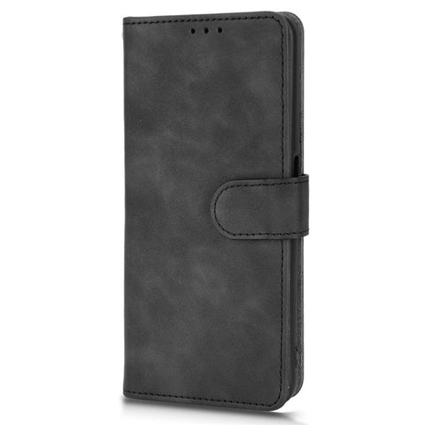 For Oppo A57e 4G / A57s 4G / A57 4G / A77 4G / OnePlus Nord N20 SE 4G Skin-touch Phone Case PU Leather Wallet Stand Shockproof Cover