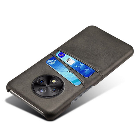 For Huawei Enjoy 50 Pro 4G / nova Y90 4G Dual Card Slots PU Leather Coated PC Cover Shock-absorbing Phone Case