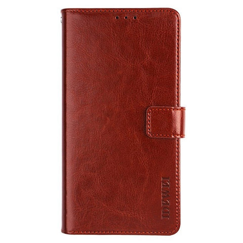 IDEWEI For Motorola Edge 30 Ultra 5G / Moto X30 Pro 5G Phone Protective Case Crazy Horse Texture Anti-scratch PU Leather Flip Stand Wallet Cover
