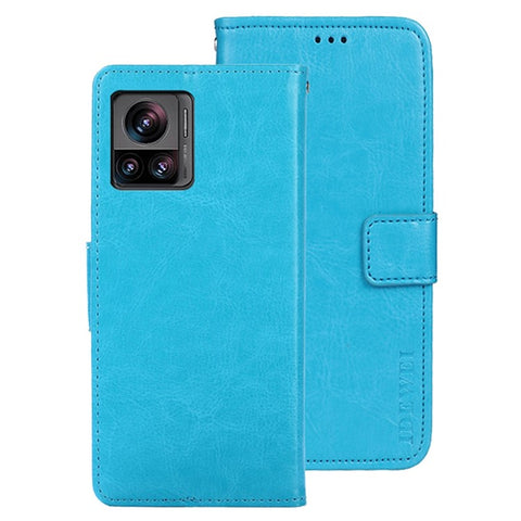 IDEWEI For Motorola Edge 30 Ultra 5G / Moto X30 Pro 5G Phone Protective Case Crazy Horse Texture Anti-scratch PU Leather Flip Stand Wallet Cover