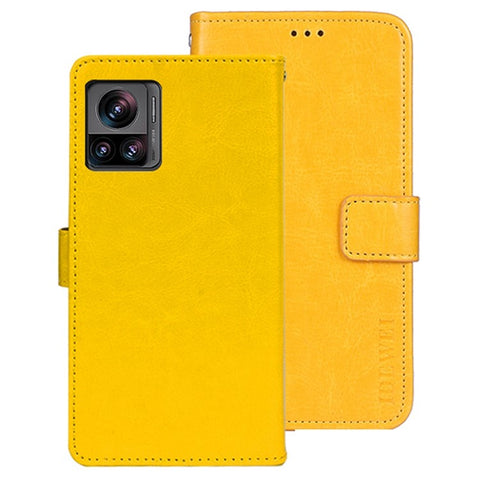 IDEWEI For Motorola Edge 30 Ultra 5G / Moto X30 Pro 5G Phone Protective Case Crazy Horse Texture Anti-scratch PU Leather Flip Stand Wallet Cover
