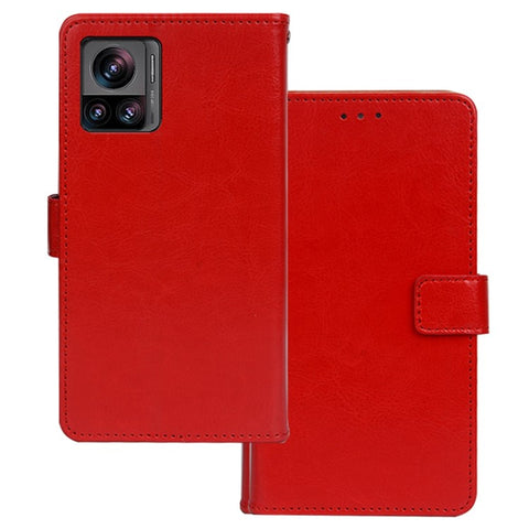 IDEWEI For Motorola Edge 30 Ultra 5G / Moto X30 Pro 5G Crazy Horse Texture Phone Wallet Stand Case PU Leather Full Protection Cover