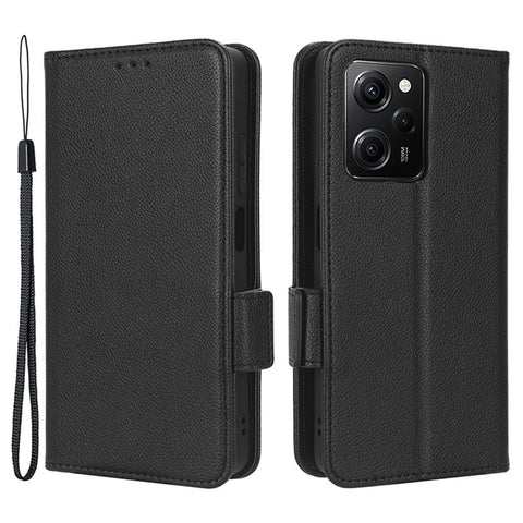 For Xiaomi Redmi Note 12 Pro 5G  / Note 12 Pro Speed 5G / Poco X5 Pro 5G Litchi Texture PU Leather Flip Phone Case Stand Magnetic Closure Shockproof Wallet Cover with Strap