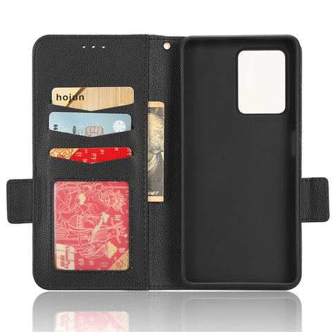 For Xiaomi Redmi Note 12 Pro 5G  / Note 12 Pro Speed 5G / Poco X5 Pro 5G Litchi Texture PU Leather Flip Phone Case Stand Magnetic Closure Shockproof Wallet Cover with Strap
