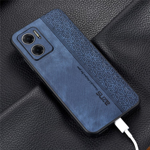 AZNS For Xiaomi Redmi 10 5G / Redmi Note 11E 5G / Redmi 10 Prime+ 5G Imprinted Pattern Anti-scratch Phone Case PU Leather Coated TPU Cover