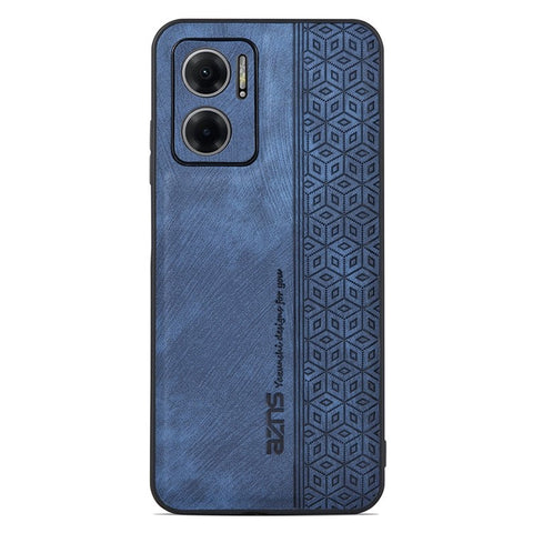 AZNS For Xiaomi Redmi 10 5G / Redmi Note 11E 5G / Redmi 10 Prime+ 5G Imprinted Pattern Anti-scratch Phone Case PU Leather Coated TPU Cover