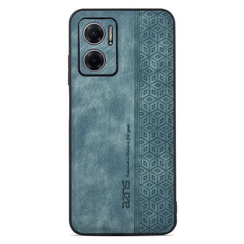 AZNS For Xiaomi Redmi 10 5G / Redmi Note 11E 5G / Redmi 10 Prime+ 5G Imprinted Pattern Anti-scratch Phone Case PU Leather Coated TPU Cover