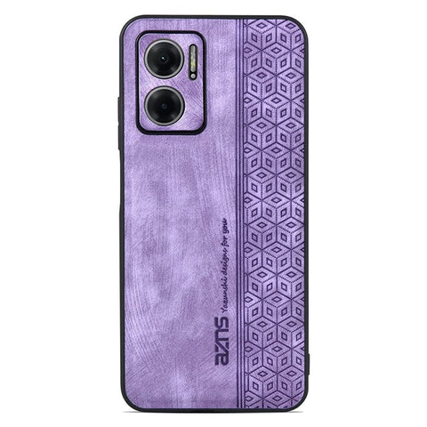 AZNS For Xiaomi Redmi 10 5G / Redmi Note 11E 5G / Redmi 10 Prime+ 5G Imprinted Pattern Anti-scratch Phone Case PU Leather Coated TPU Cover