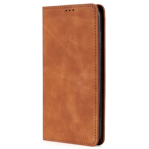 For Xiaomi Poco M5s 4G / Redmi Note 11 SE (India) 4G / Note 10 4G / Note 10S 4G PU Leather Cover, Viewing Stand Skin-touch Feeling Hidden Magnetic Adsorption Flip Case with Card Holder