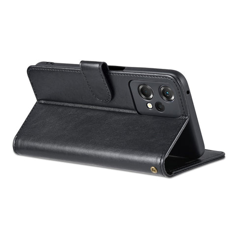 AZNS For OnePlus Nord CE 2 Lite 5G / Realme 9 Pro 5G / 9 5G Textured PU Leather Phone Case, Anti-fall Stand Wallet Magnetic Clasp Cover