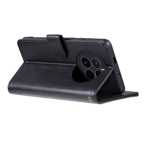 AZNS For Huawei Mate 50 4G Shockproof PU Leather Cover Magnetic Clasp Phone Case with Wallet Stand