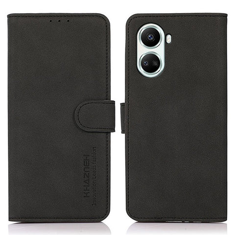 KHAZNEH For Huawei nova 10 SE 4G Magnetic Clasp Stand Wallet Cover Textured PU Leather Anti-scratch Phone Case