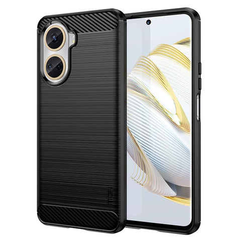 MOFI JK TPU Series-1 for Huawei nova 10 SE 4G TPU Case, Carbon Fiber Brushed Protective Shell Phone Back Cover