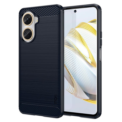 MOFI JK TPU Series-1 for Huawei nova 10 SE 4G TPU Case, Carbon Fiber Brushed Protective Shell Phone Back Cover