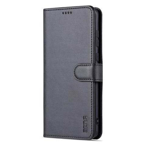 AZNS For Huawei Mate 50 Pro 4G Anti-fall Phone Protective Flip Cover PU Leather + TPU Interior Case with Stand