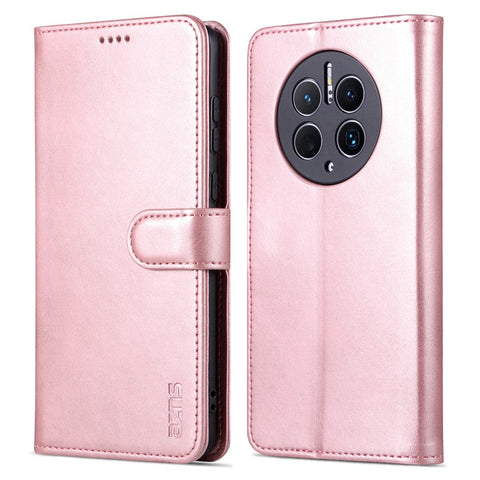 AZNS For Huawei Mate 50 Pro 4G Anti-fall Phone Protective Flip Cover PU Leather + TPU Interior Case with Stand