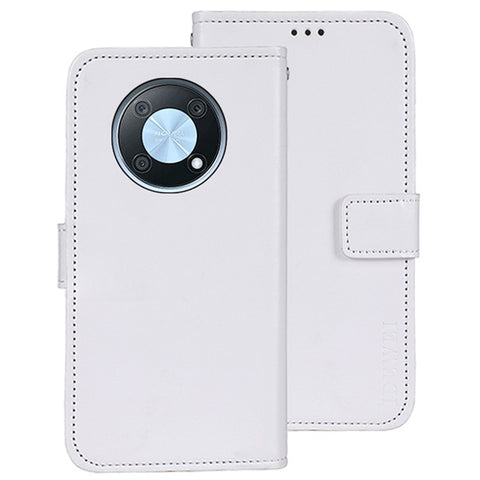 IDEWEI Phone Shell for Huawei nova Y90 4G Crazy Horse Texture PU Leather Flip Stand Wallet Cover Protective Case