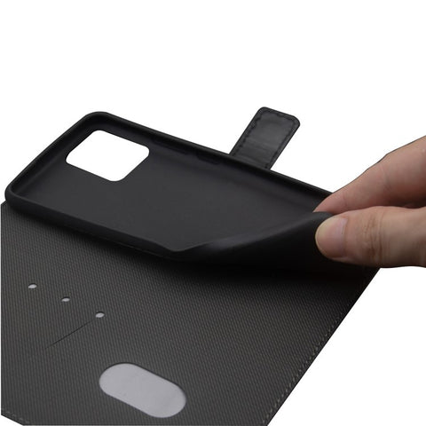 IDEWEI For Huawei nova Y90 4G Anti-fading Color Splicing Leather Magnetic Cover Phone Case with Card Slots and Wrist Strap