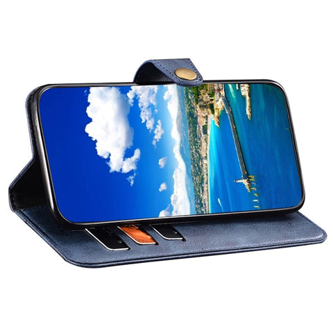 IDEWEI For Huawei nova Y90 4G Anti-scratch Fine Texture TPU+PU Leather Wallet Stand Cell Phone Cover Phone Flip Case