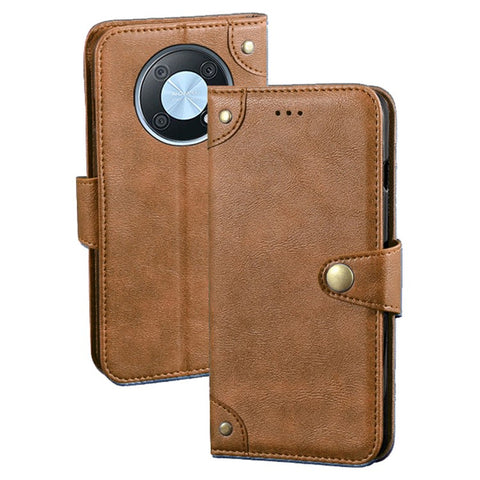 IDEWEI For Huawei nova Y90 4G Anti-scratch Fine Texture TPU+PU Leather Wallet Stand Cell Phone Cover Phone Flip Case