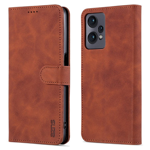 AZNS For Oppo K10x 5G / OnePlus Nord CE 2 Lite 5G / Realme 9 Pro 5G / 9 5G / Realme V25 Phone Case PU Leather Magnetic Flip Cover Stand Wallet