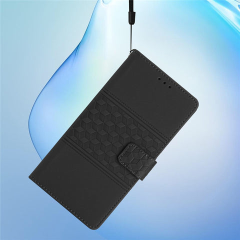 PU Leather Retro Imprinted Pattern Phone Cover for Oppo Reno8 Lite 5G / Reno7 Z 5G, Flip Wallet Stand Shockproof Phone Case with Strap