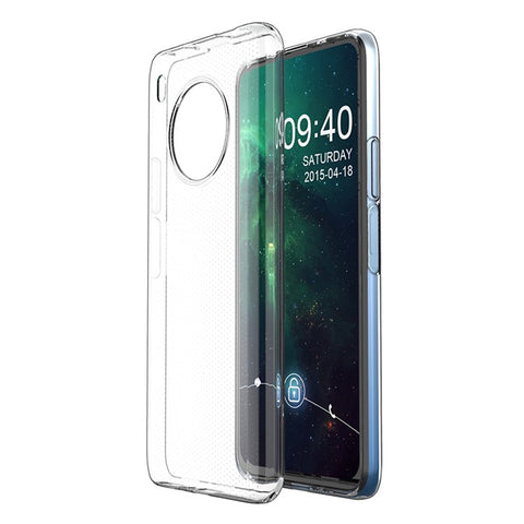 Non-Yellowing Mobile Phone Case For Huawei Y9a Anti-Drop Transparent Soft TPU Phone Back Cover