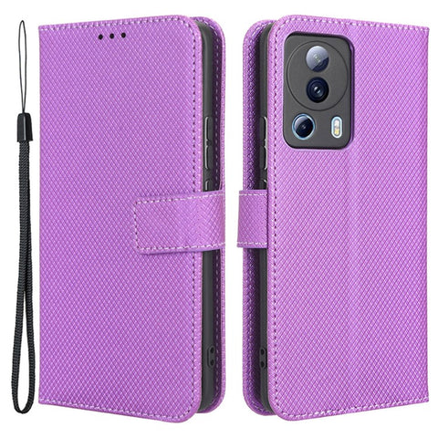 For Xiaomi Civi 2 5G / 12 Lite NE 5G / 13 Lite Diamond Texture PU Leather Case Stand Wallet Anti-drop Folio Flip Phone Cover