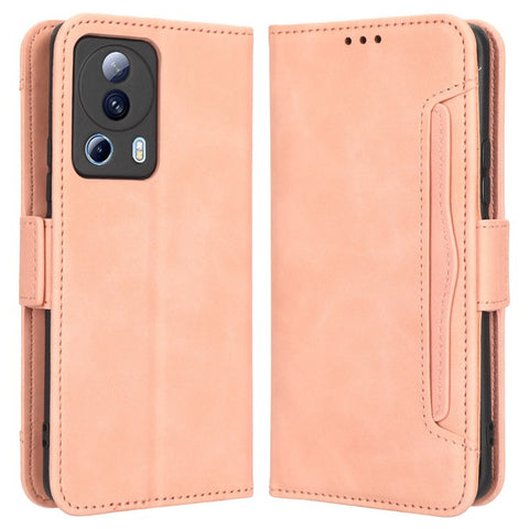 For Xiaomi Civi 2 5G / 12 Lite NE 5G / 13 Lite PU Leather Wallet Flip Cover Multiple Card Slots Magnetic Closure Stand Function Folio Phone Case