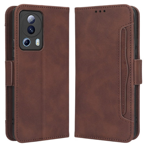 For Xiaomi Civi 2 5G / 12 Lite NE 5G / 13 Lite PU Leather Wallet Flip Cover Multiple Card Slots Magnetic Closure Stand Function Folio Phone Case